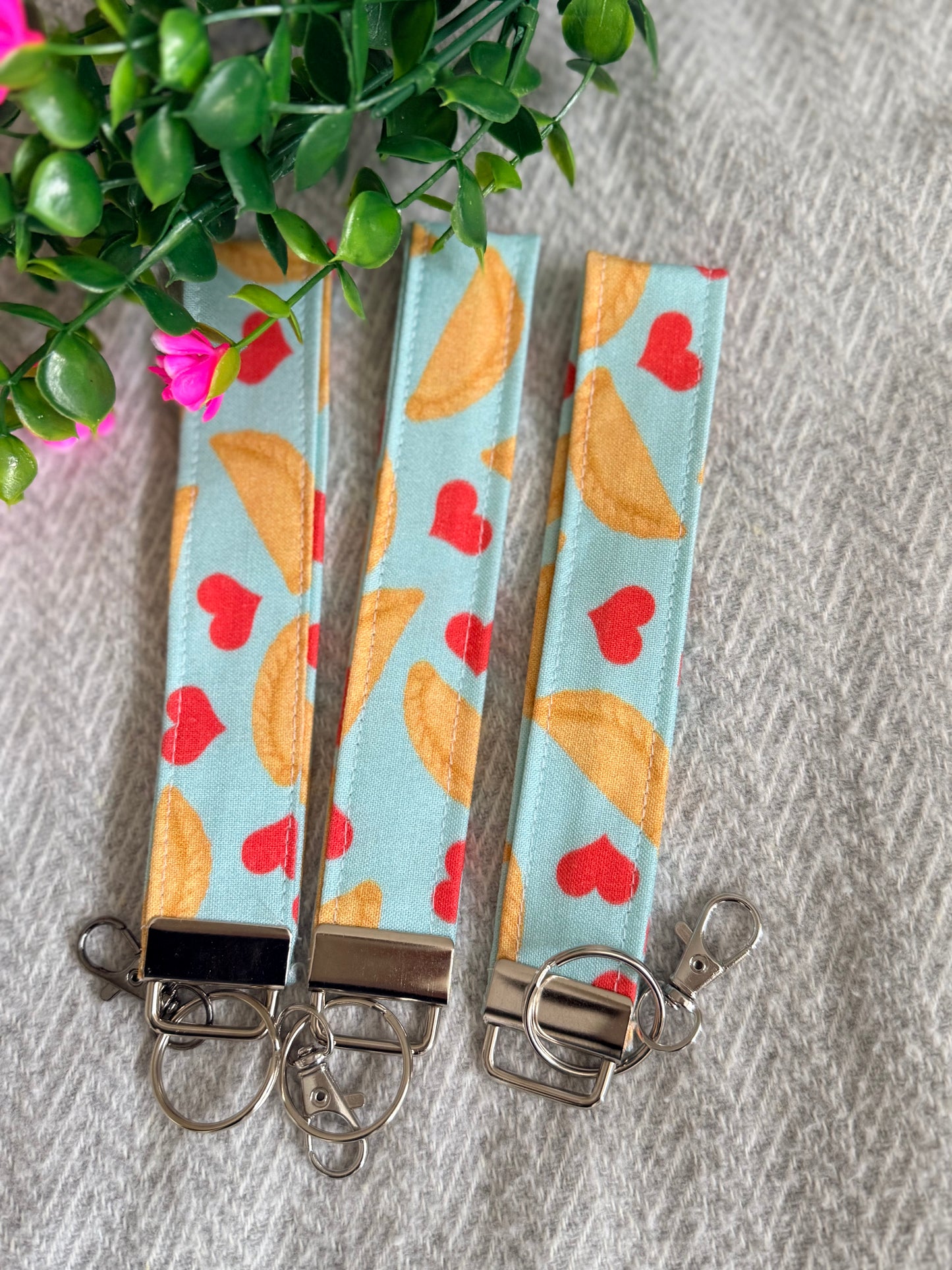 Print Wristlet Keychain - Empanadilla